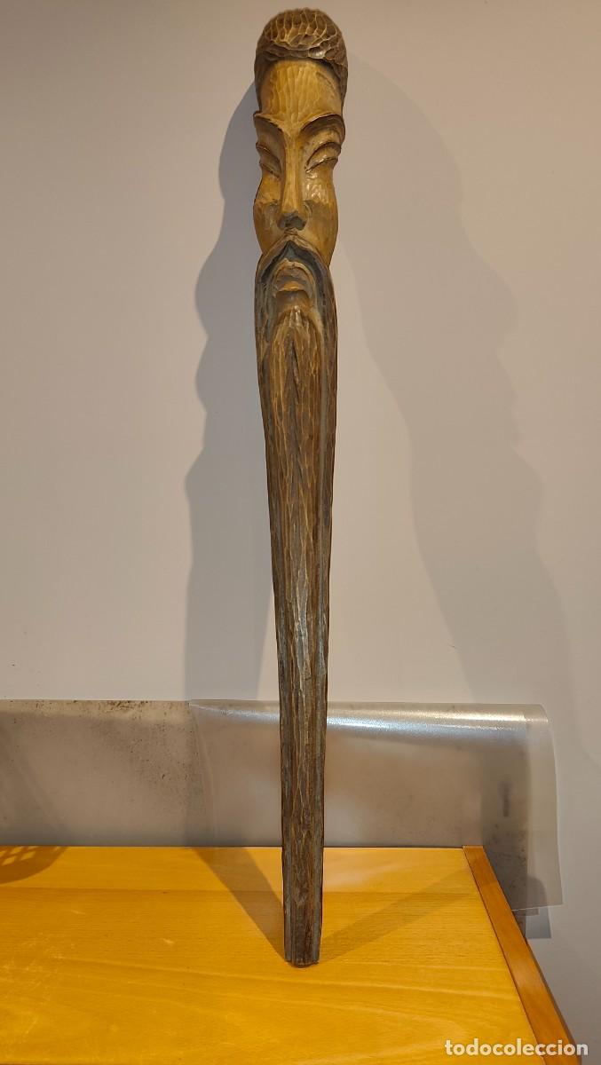 Arte: Talla de madera estilo oriental - Foto 2