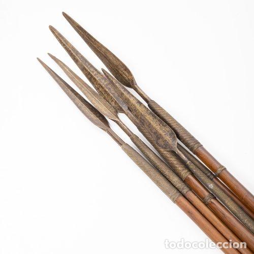 Arte: Arte africano - 6 lanzas - Circa 1900 - 144 cm