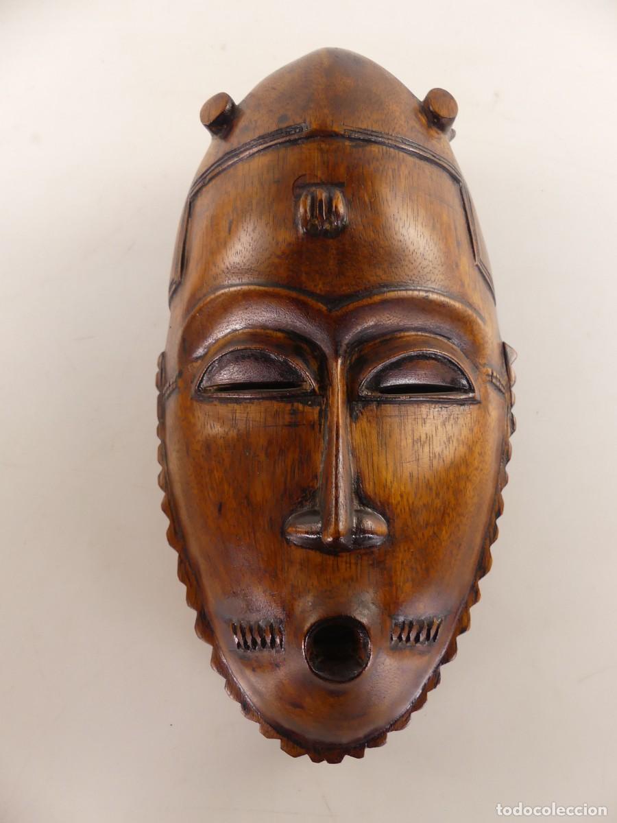 Arte: MASCARA AFRICANA TALLA DE MADERA ARTE ETNICO