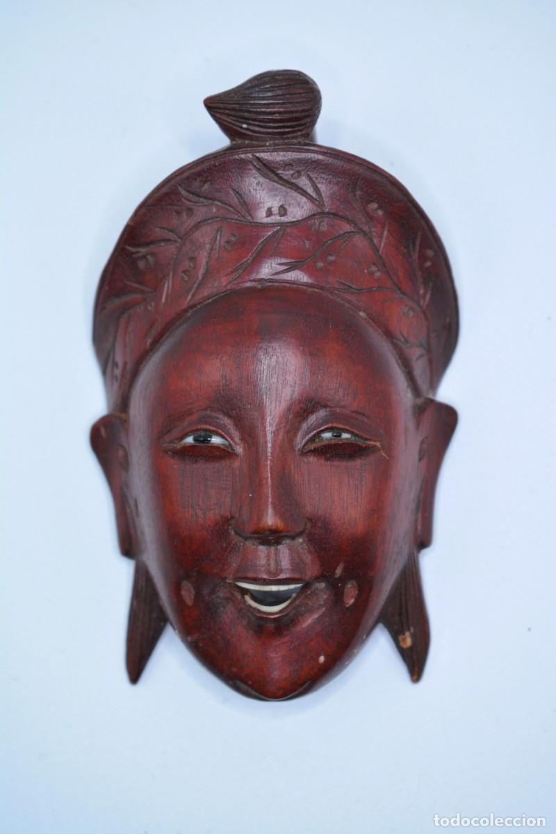Arte: M&aacute;scara balinesa - Madera de boj - 12 cm
