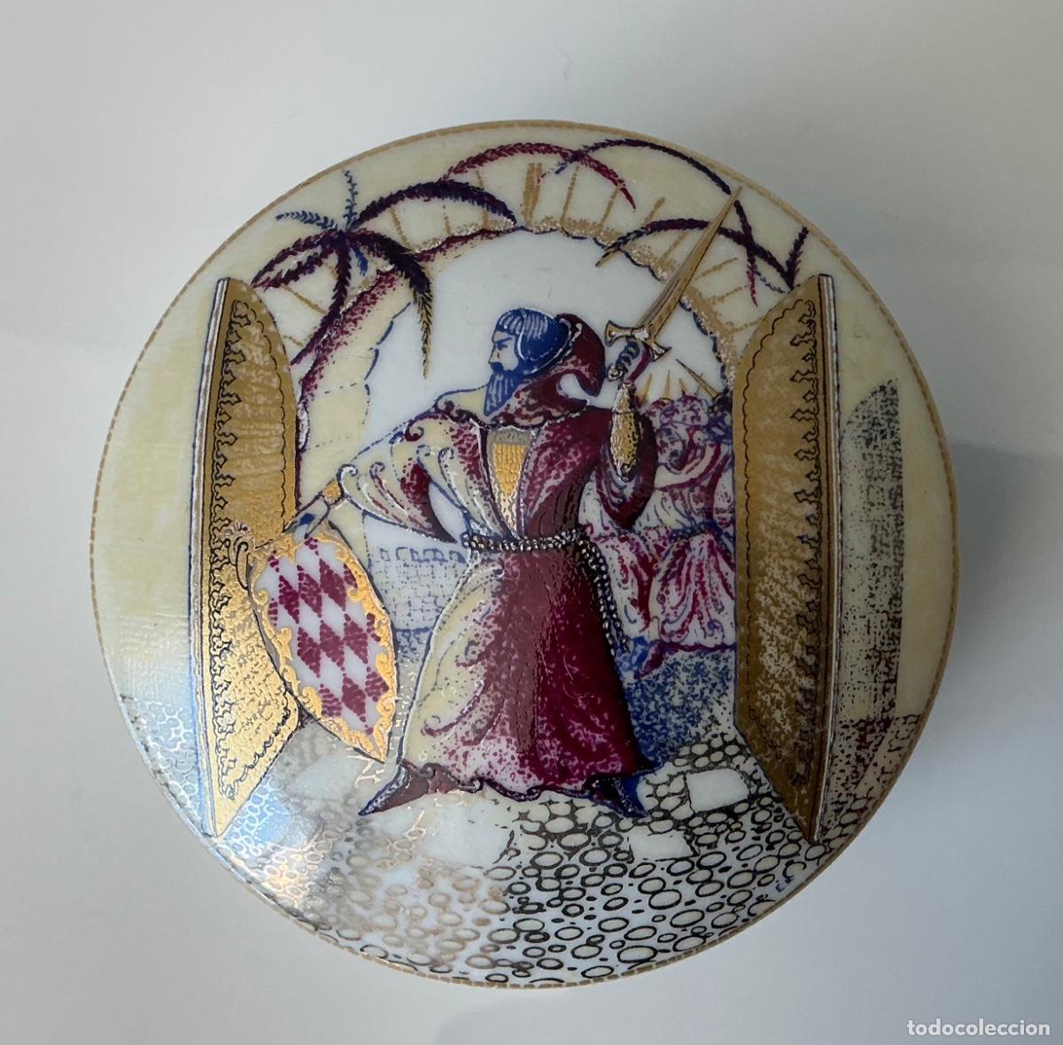 Arte: Joyero cajita Porcelana M&oacute;naco - Edici&oacute;n 700 a&ntilde;os Grimaldi -Manufacture de M&oacute;naco