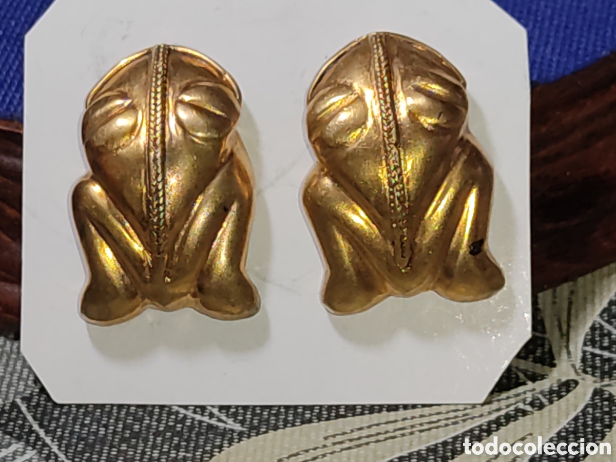 Arte: Pendientes precolombinos joyer&iacute;a tradicional &rdquo;Arte Tumbaga&rdquo;