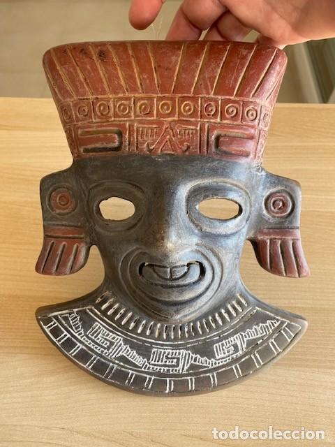 Arte: MASCARA AZTECA DE CERAMICA