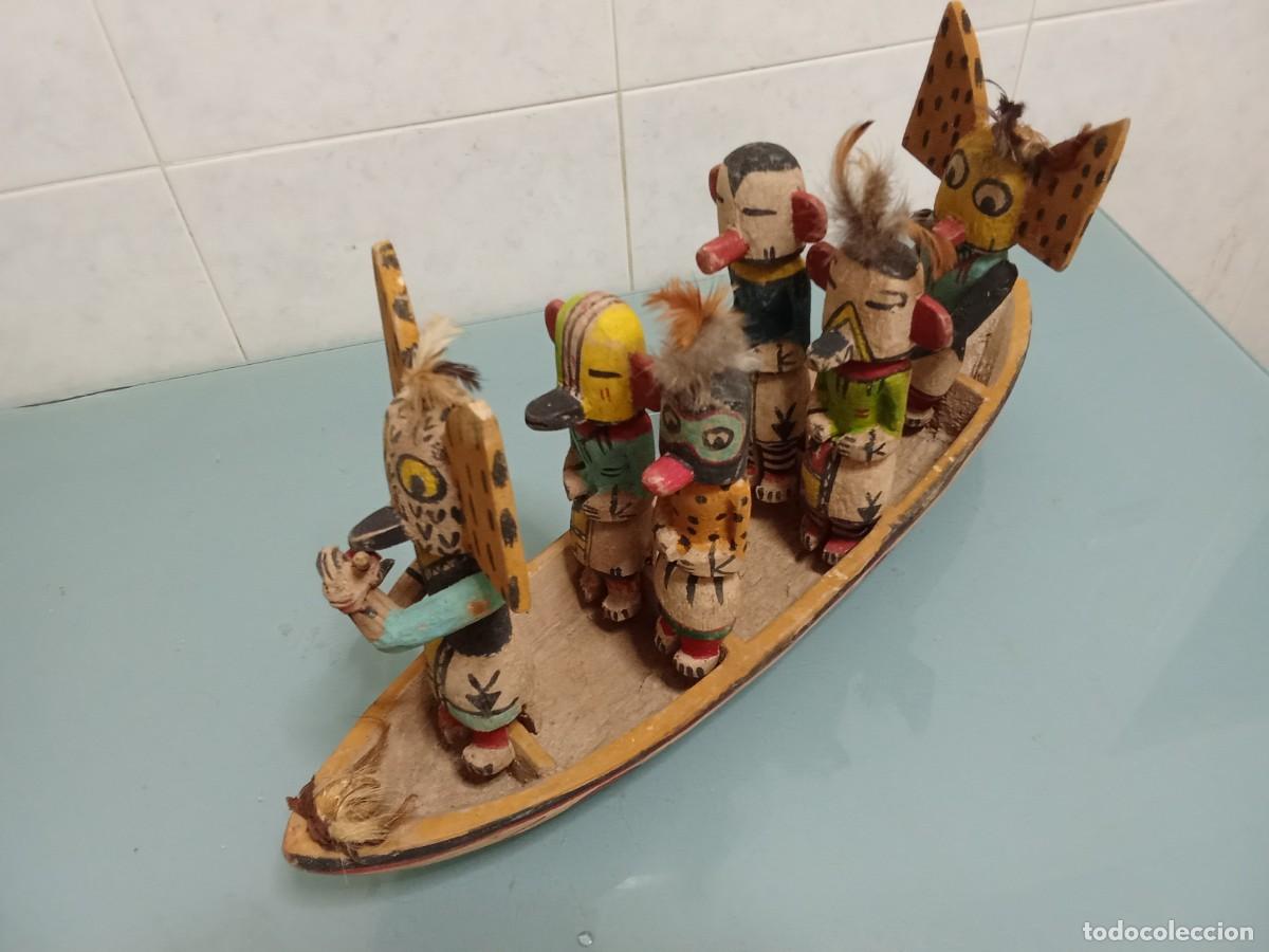 Art: CANOA MU&Ntilde;ECAS KACHINA. INDIOS HOPI. NORTEAMERICA.