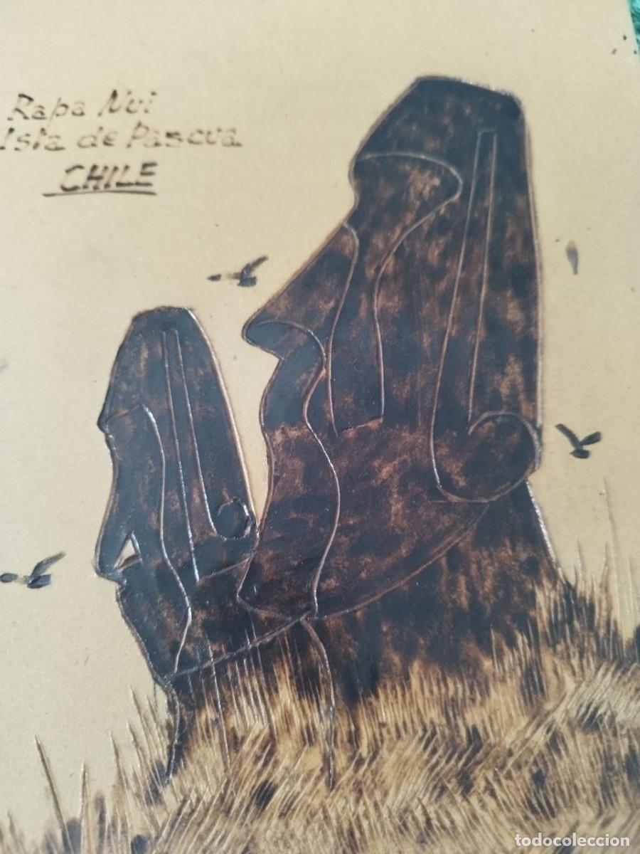 Arte: Cuadro original de Chile Rapa Nui Isla de Pascua