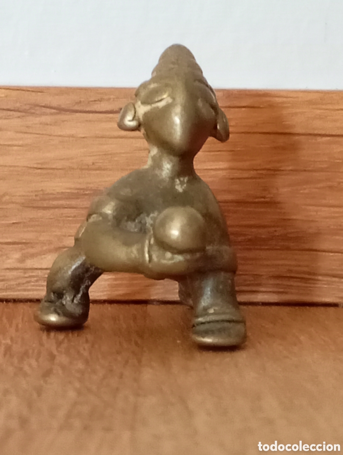 Arte: Figura de bronce hinduista KRISHNA