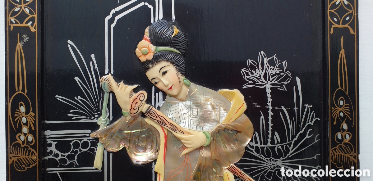 Arte: Cuadro Dama con espada. Geisha - Foto 5