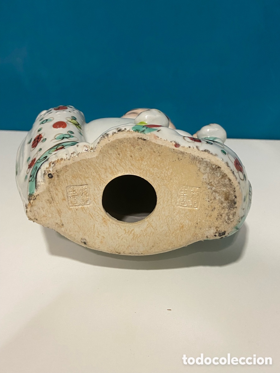 Arte: Buda chino porcelana - Foto 3