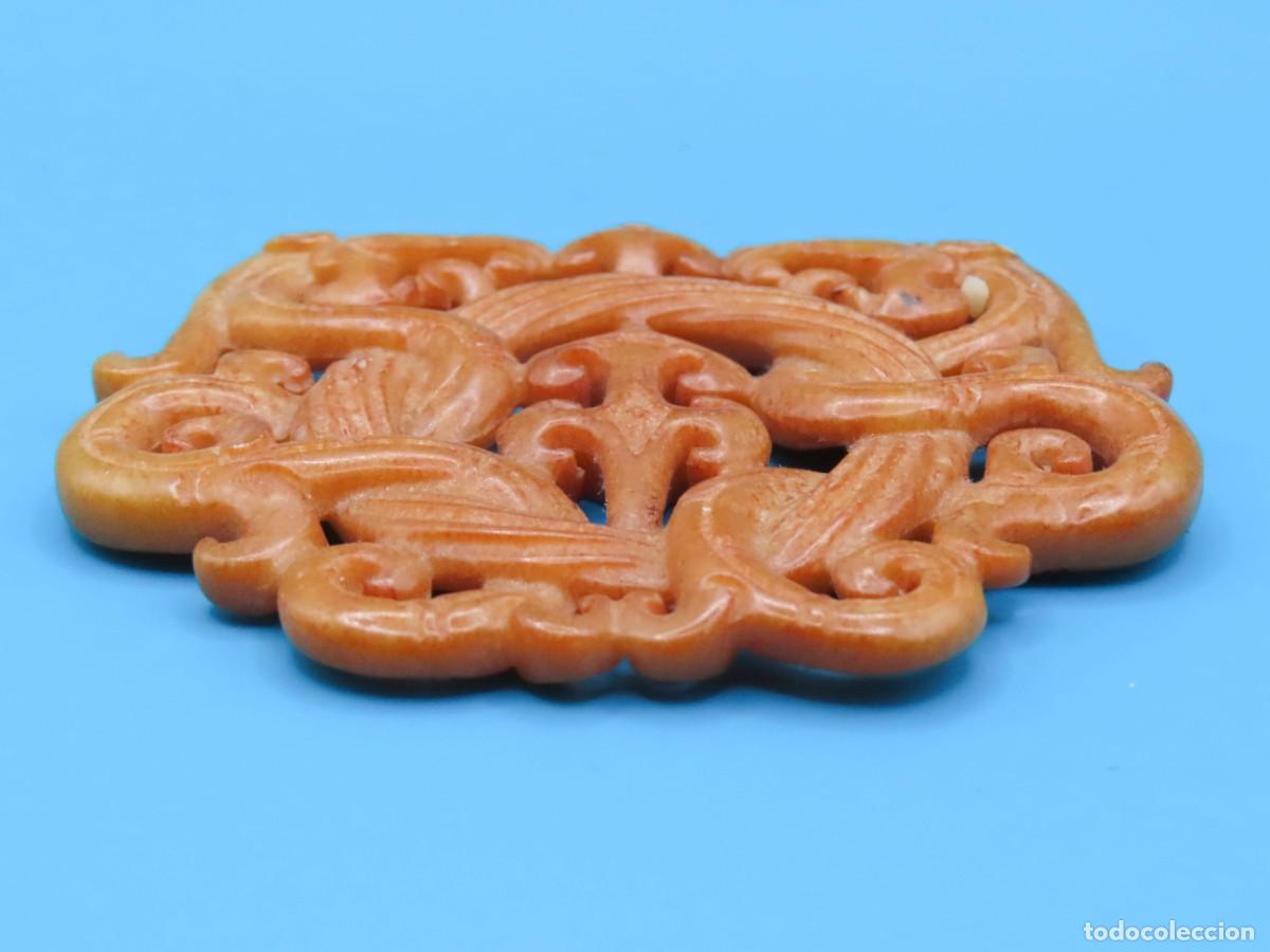 Arte: AMULETO JADE DRAGONES ENTRELAZADOS - Foto 3