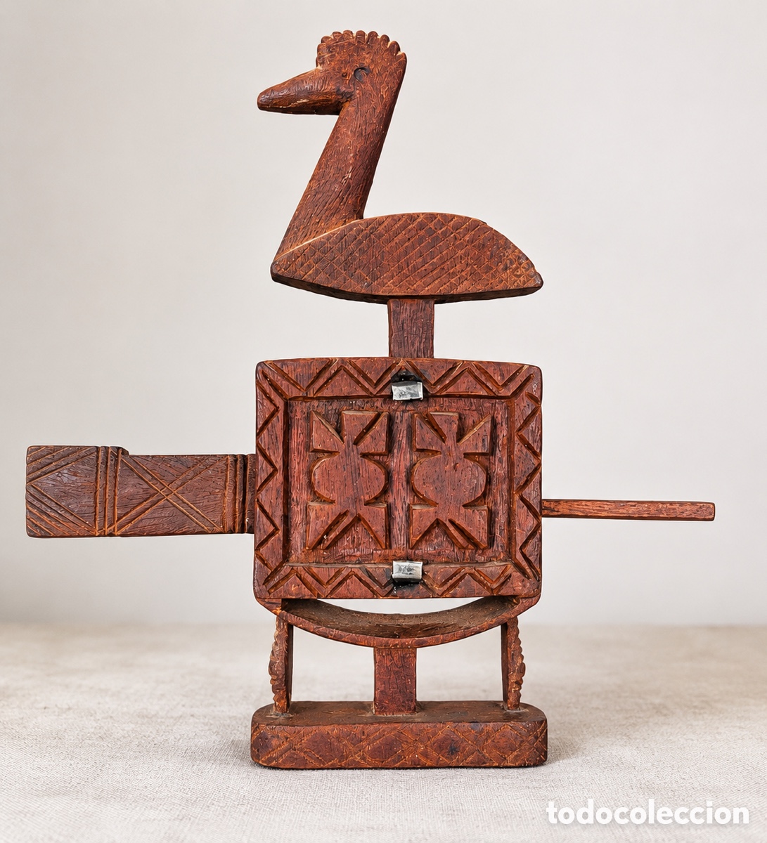 Arte: Cerradura Dog&oacute;n Antigua - Arte Africano Mali