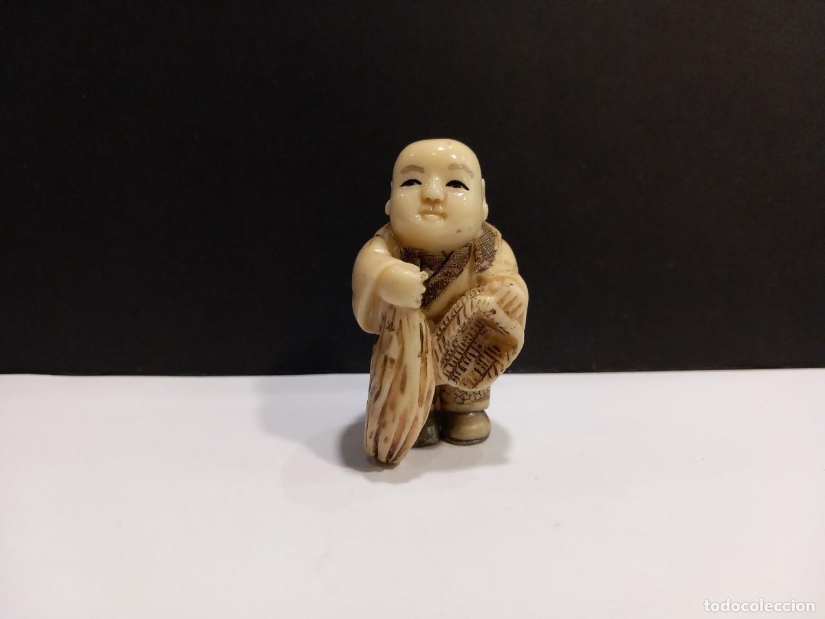 Arte: NETSUKE BOT&Oacute;N PARA KIMONO FIGURA ORIENTAL / COMPRA MIN&Iacute;MA 5 &euro;