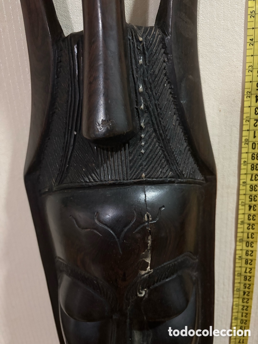 Arte: Mascar africana talla madera - Foto 3