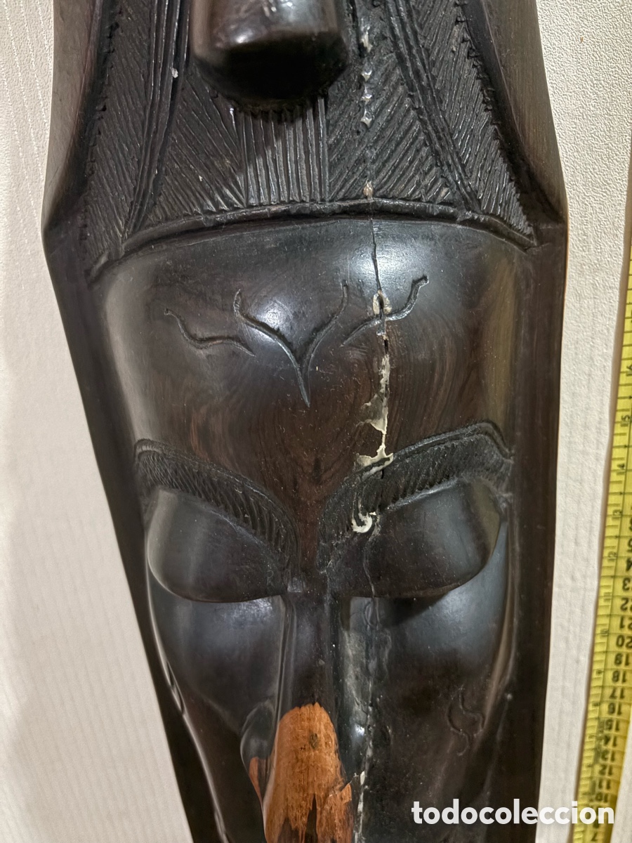 Arte: Mascar africana talla madera - Foto 4