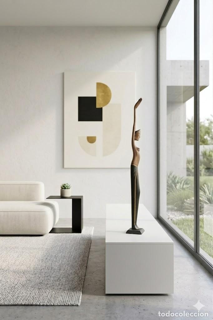 Arte: Bailarina de madera decorativa - Foto 1