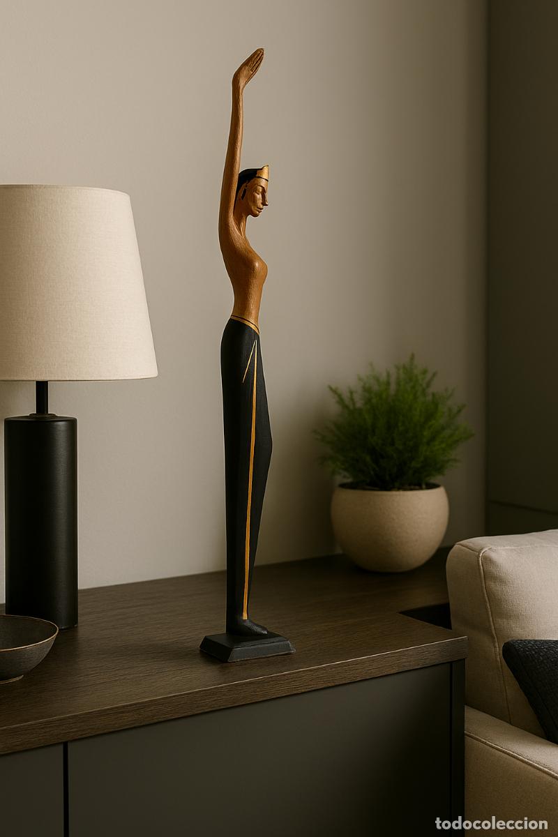 Arte: Bailarina de madera decorativa - Foto 3