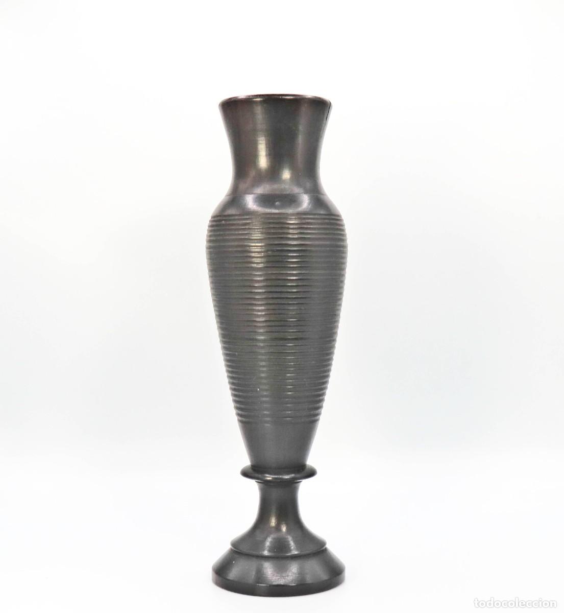 Arte: PEQUE&Ntilde;O JARR&Oacute;N &Eacute;BANO ARTESAN&Iacute;A AFRICANA MAKONDE