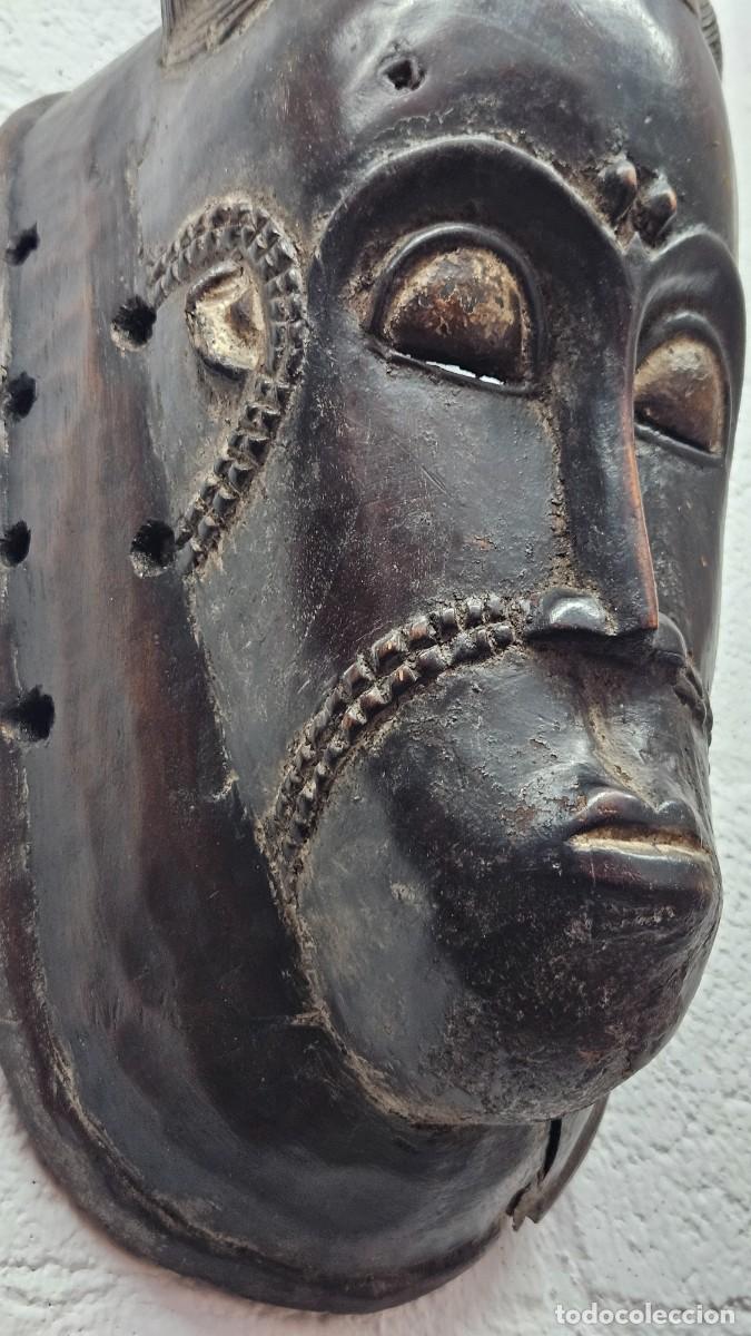 Arte: MASCARA AFRICANA VIEJA PESADA