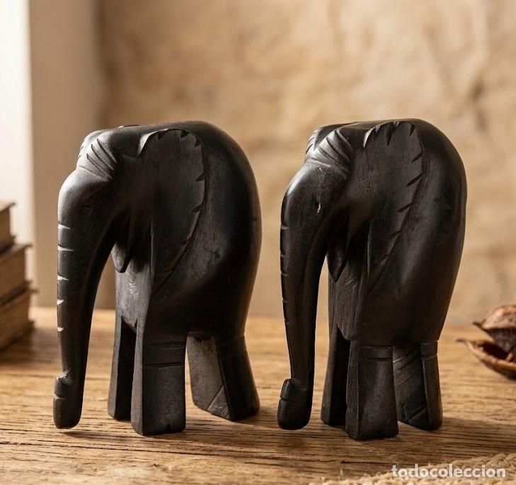 Arte: Elefantes tallados en &eacute;bano &ndash; artesan&iacute;a africana