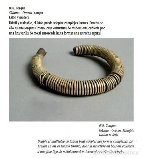 Arte: ARTE &Eacute;TNICO AFRICANO. TORQUE SIDAMO OROMO. ETIOP&Iacute;A. &Aacute;FRICA.