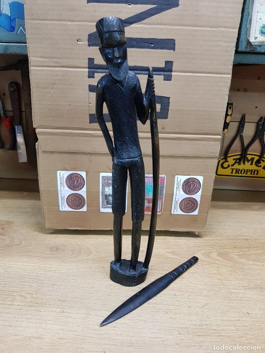 Arte: ARTE AFRICANO-ESTATUA DE MADERA