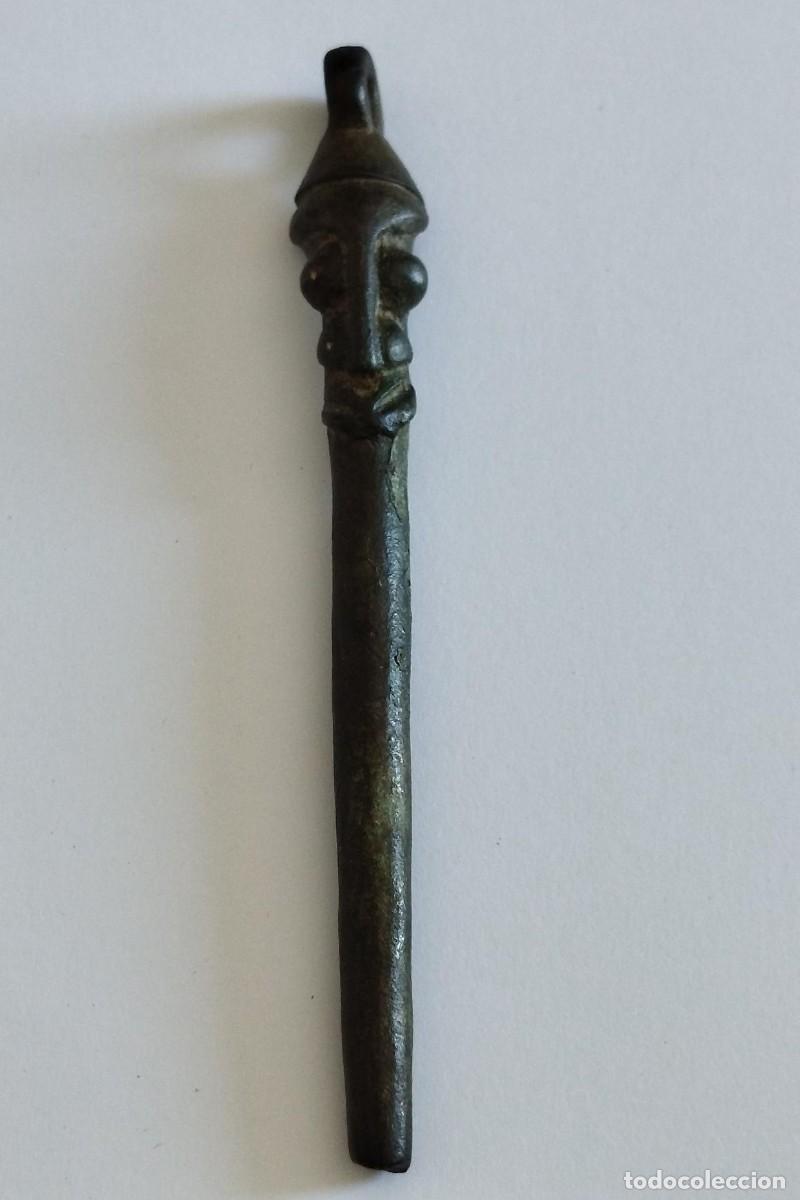 Arte: ARTE &Eacute;TNICO AFRICANO. PENDENTIF COLGANTE DOGON. BRONCE. MAL&Iacute;. &Aacute;FRICA.