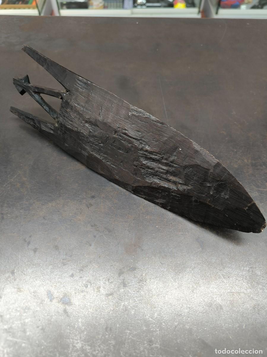 Arte: M&aacute;scara Ebano antigua 30cms - Foto 4