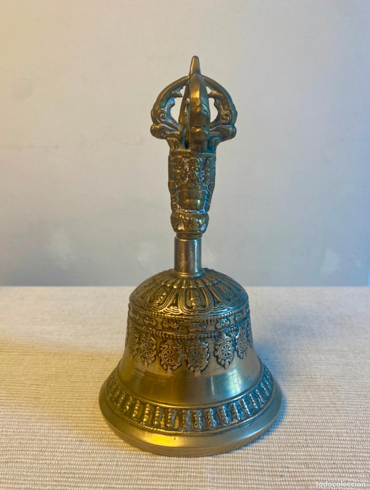 Arte: CAMPANA DE MEDITACI&Oacute;N BUDISTA ORIGINARIA DEL TIBET