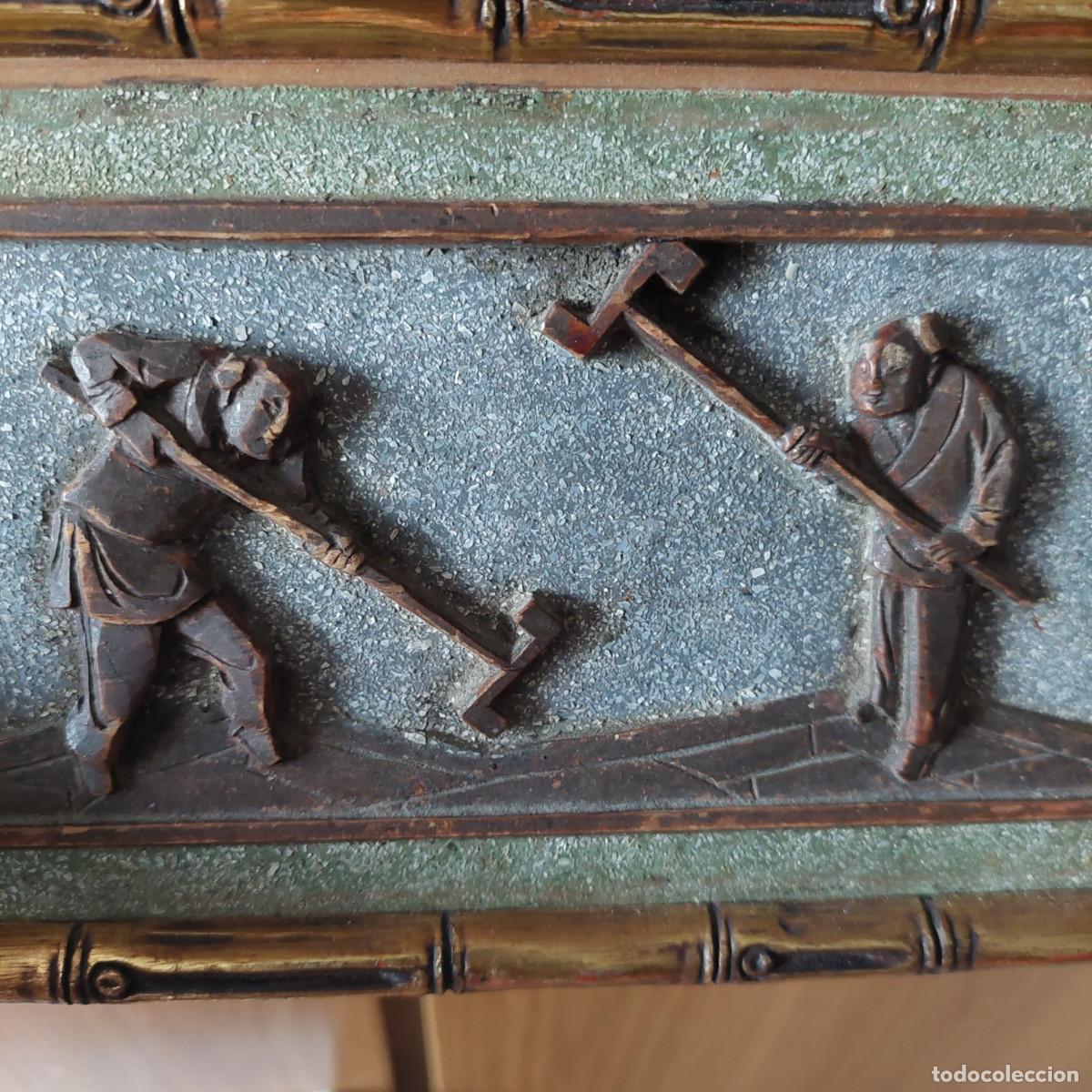 Arte: Cuadro de madera chino inmortales - Foto 3