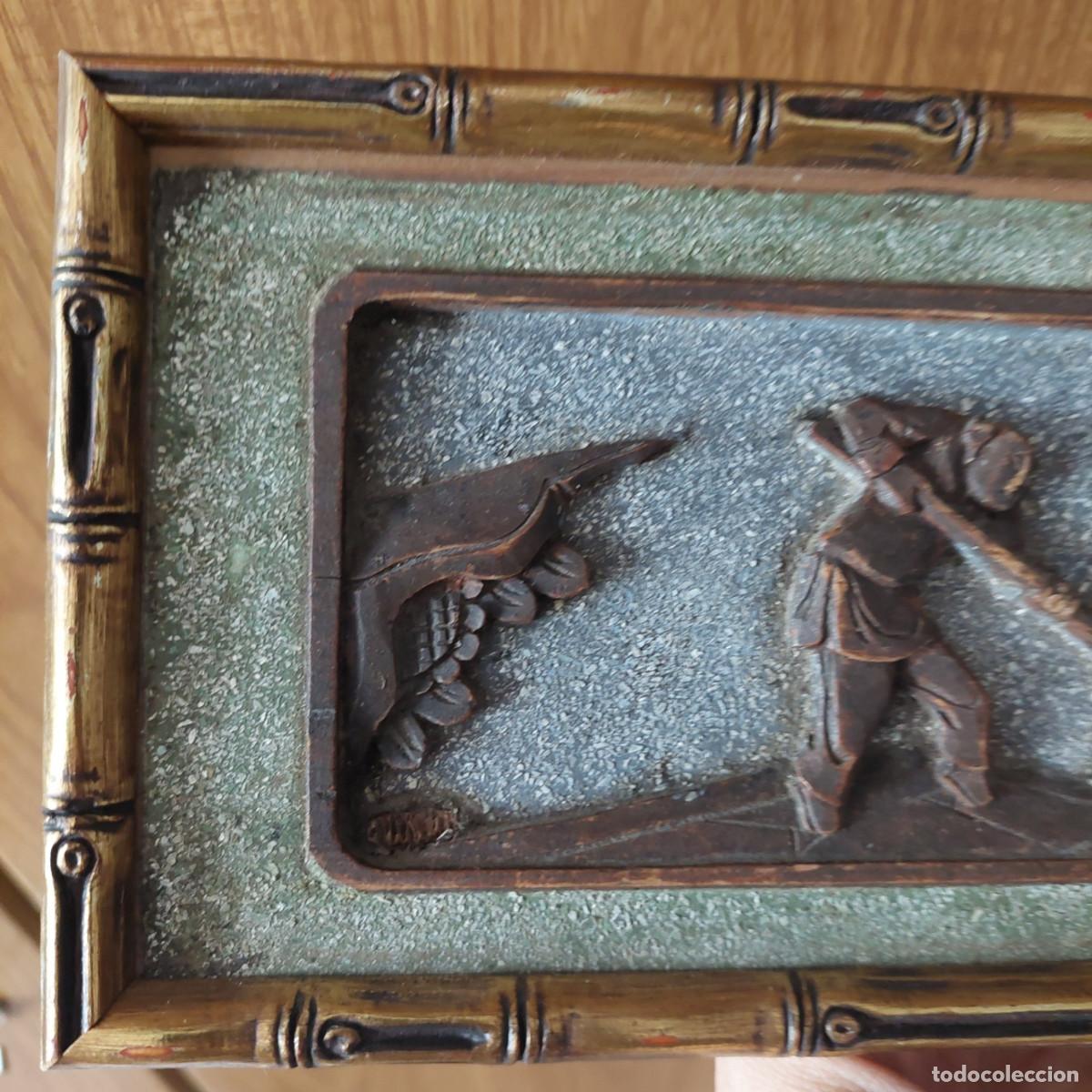 Arte: Cuadro de madera chino inmortales - Foto 5