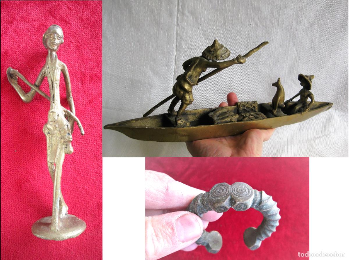 Arte: LOTE DE 3 PIEZAS ETNICAS