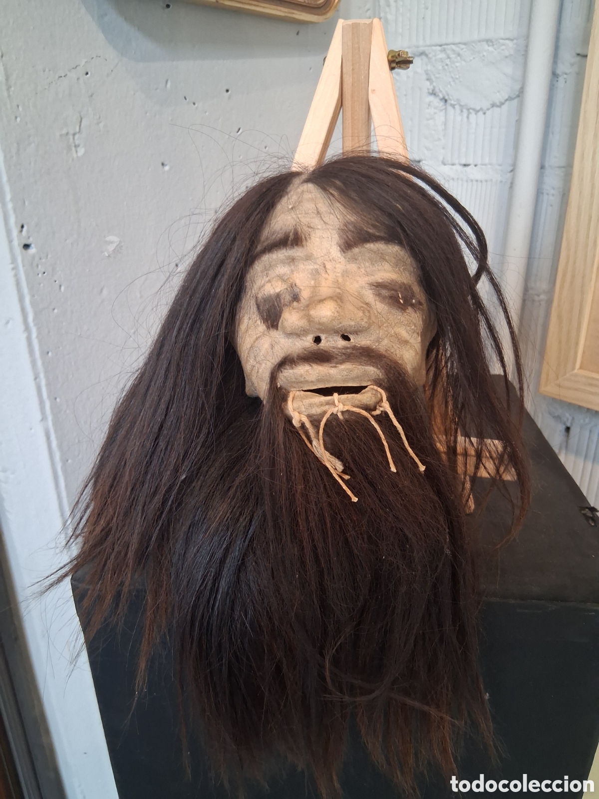 Arte: CABEZA REDUCIDA DE LOS J&Iacute;BAROS (REPRODUCCI&Oacute;N DE PER&Uacute; A&Ntilde;OS 60) COLECCI&Oacute;N DE JOS&Eacute; MANUEL NOVOA