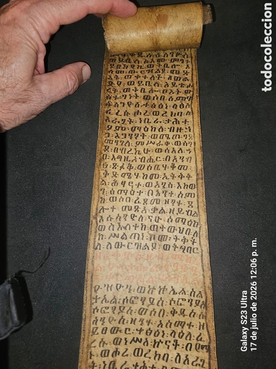 Arte: Rollo sagrado protector Etiopia - Foto 3