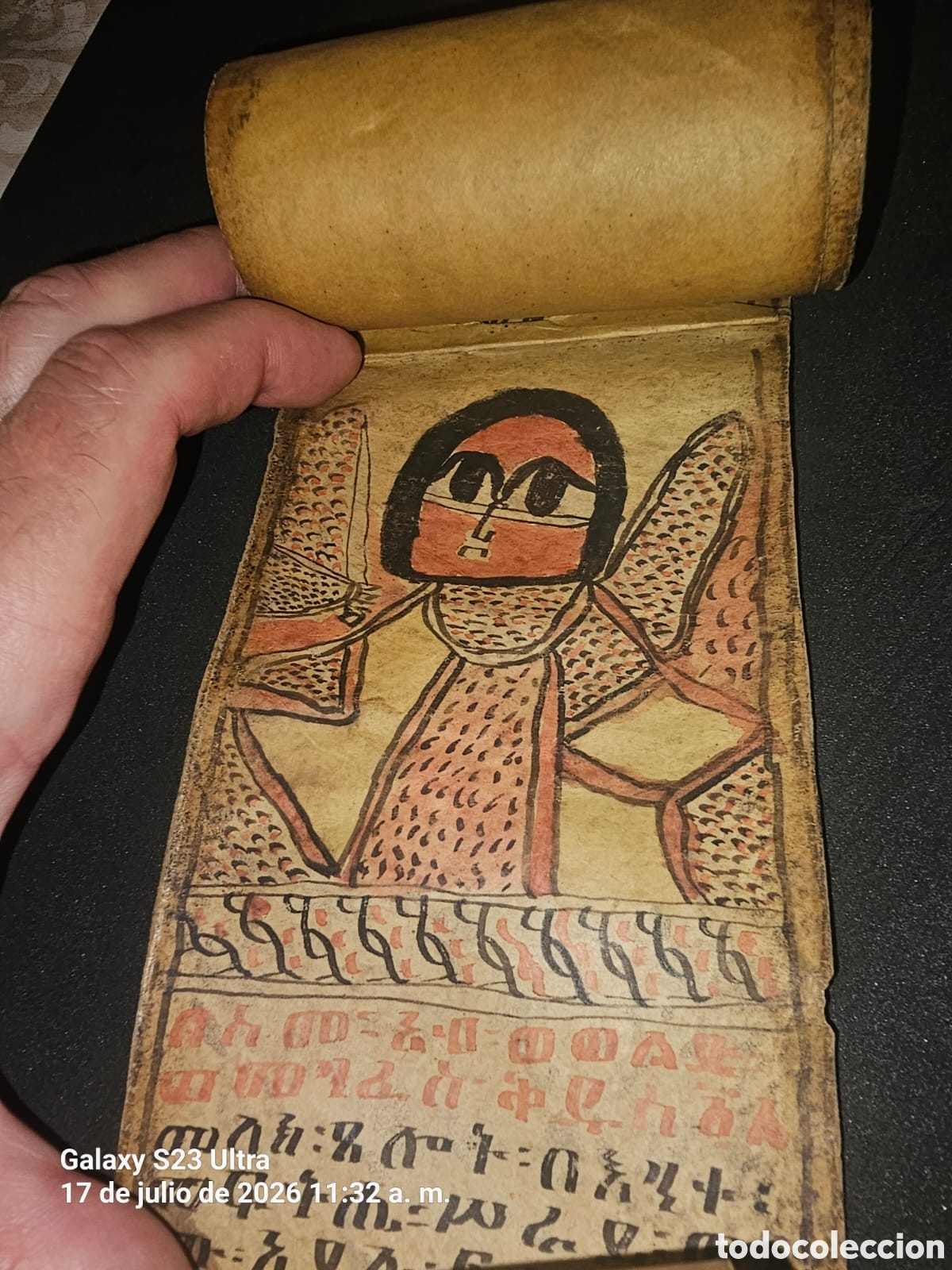 Arte: Rollo sagrado protector Etiopia - Foto 1