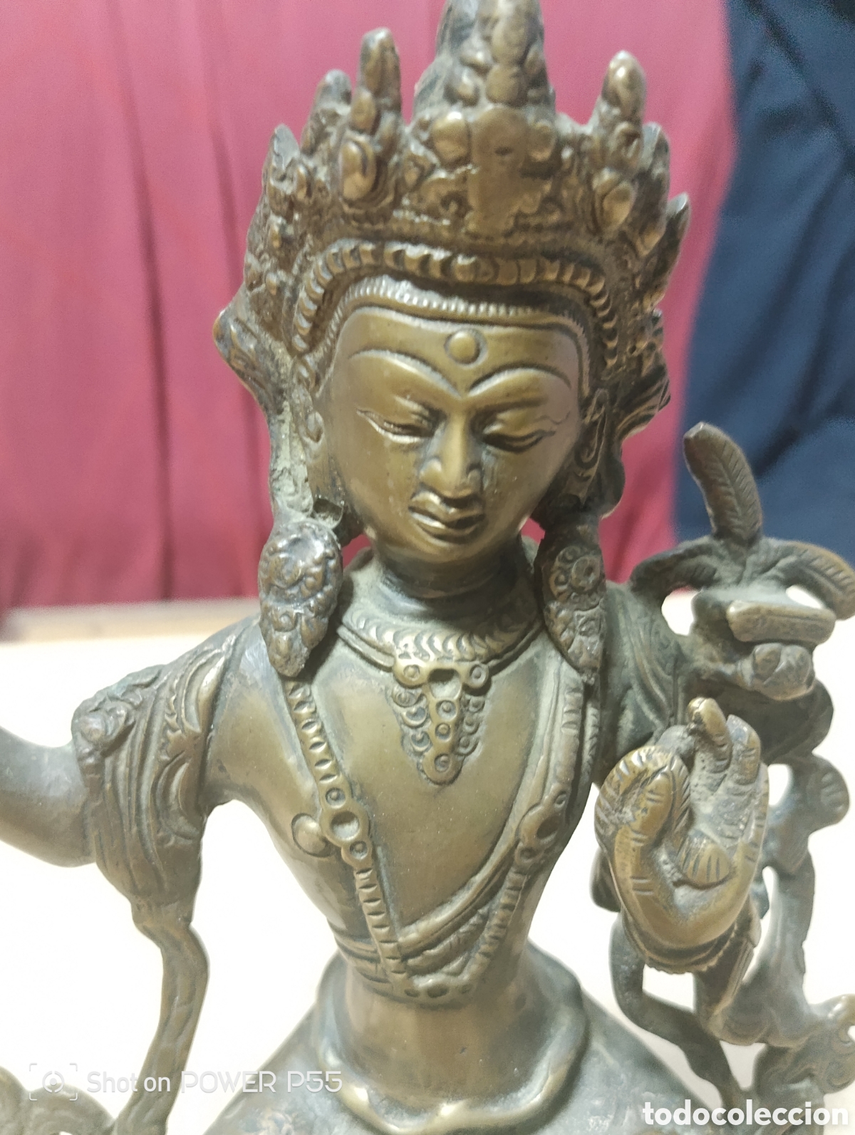 Arte: Figura de india de bronce - Foto 2