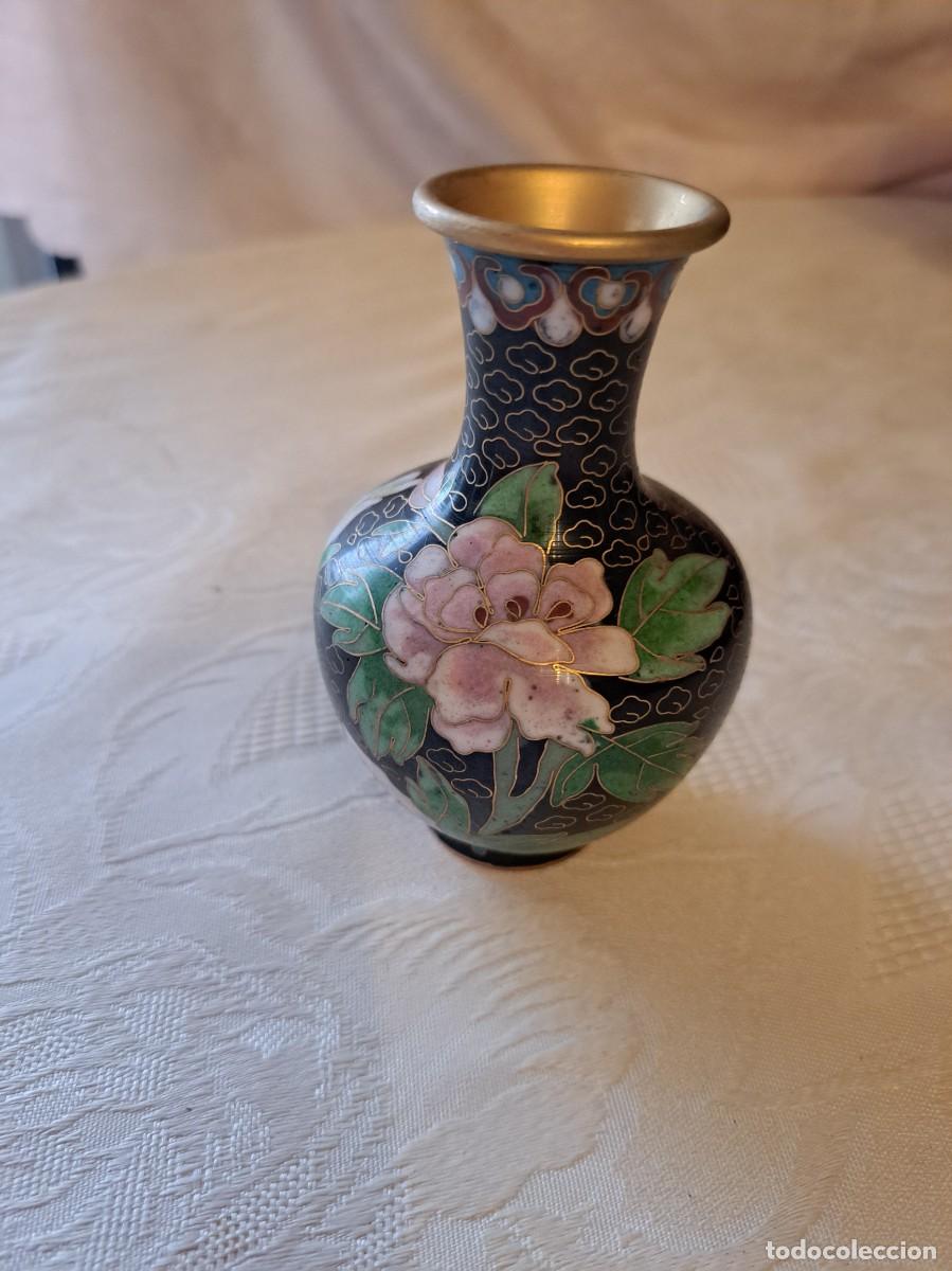 Arte: Precioso jarr&oacute;n cloisonn&eacute; .