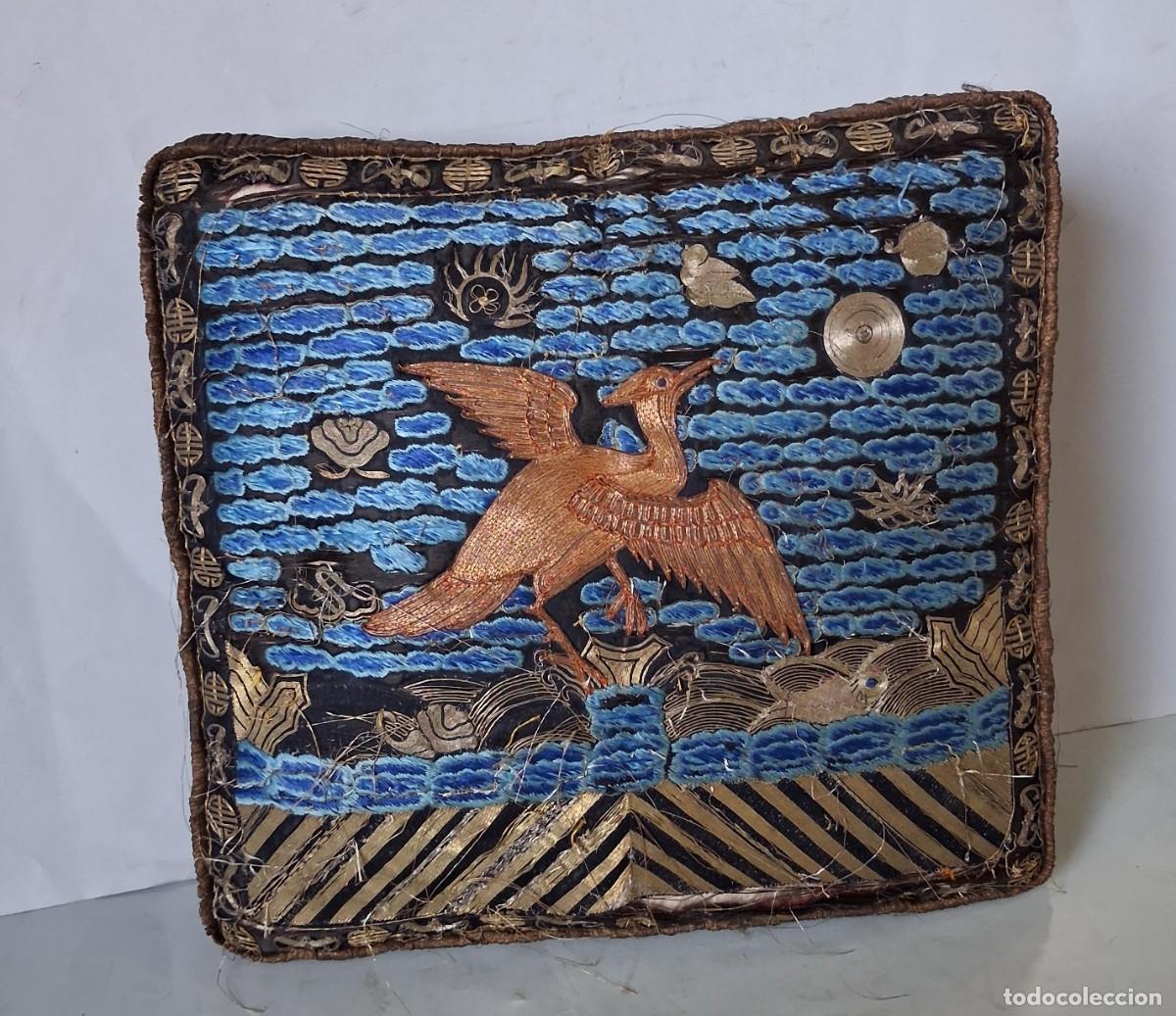 Arte: Antiguo distintivo de rango chino Buzi Dinastia Quing S.XIX