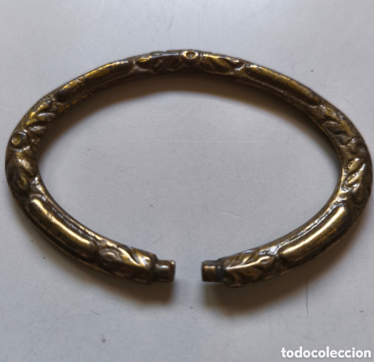 Arte: ANTIGUA PULSERA BRONCE AFRICA MANILLA DOGON AFRICANO ARTE ETNICO JOYERIA BISUTERIA