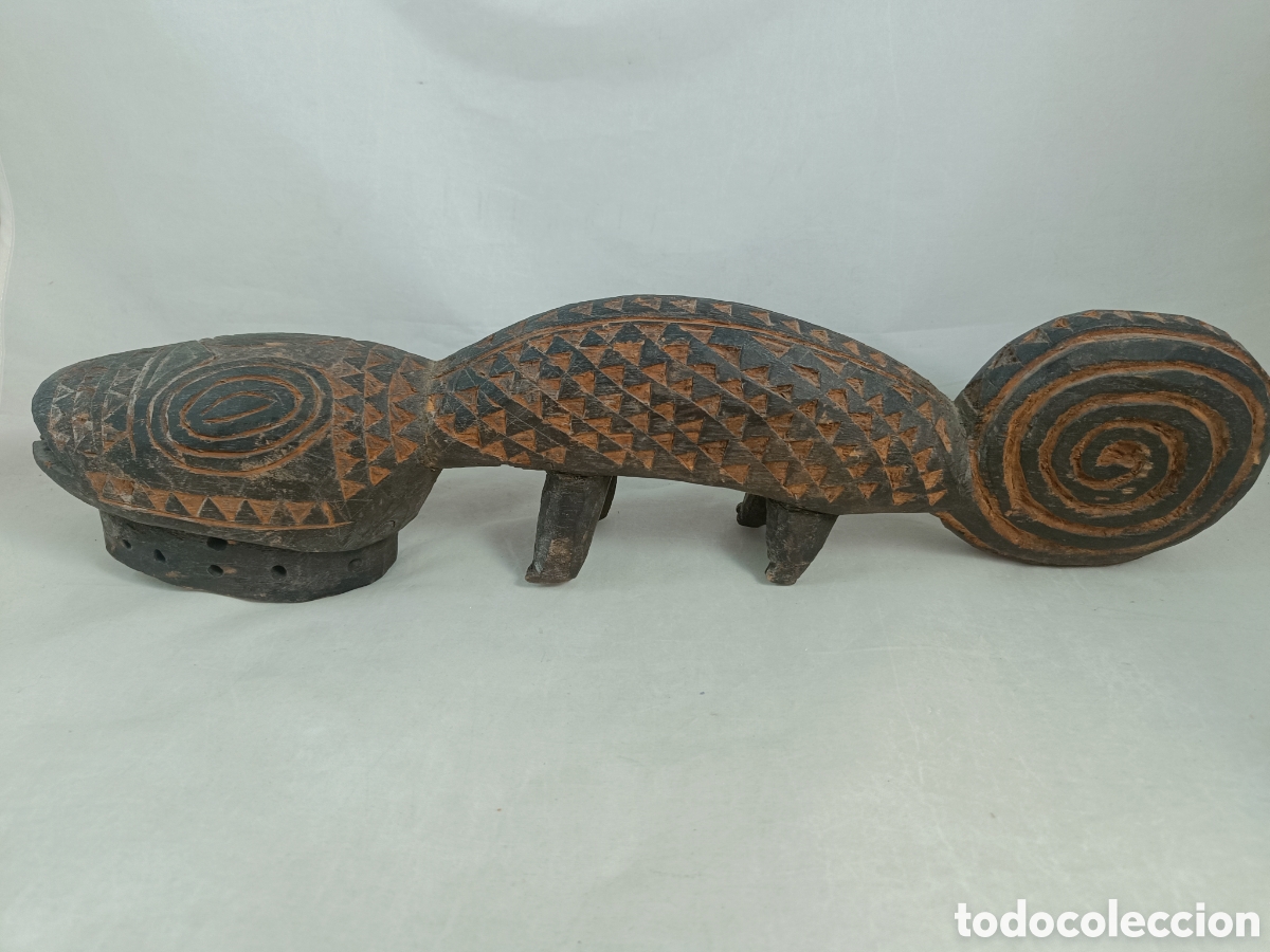 Arte: M&Aacute;SCARA ESCULTURA ARTE POPULAR AFRICANO BOBO CAMALE&Oacute;N.