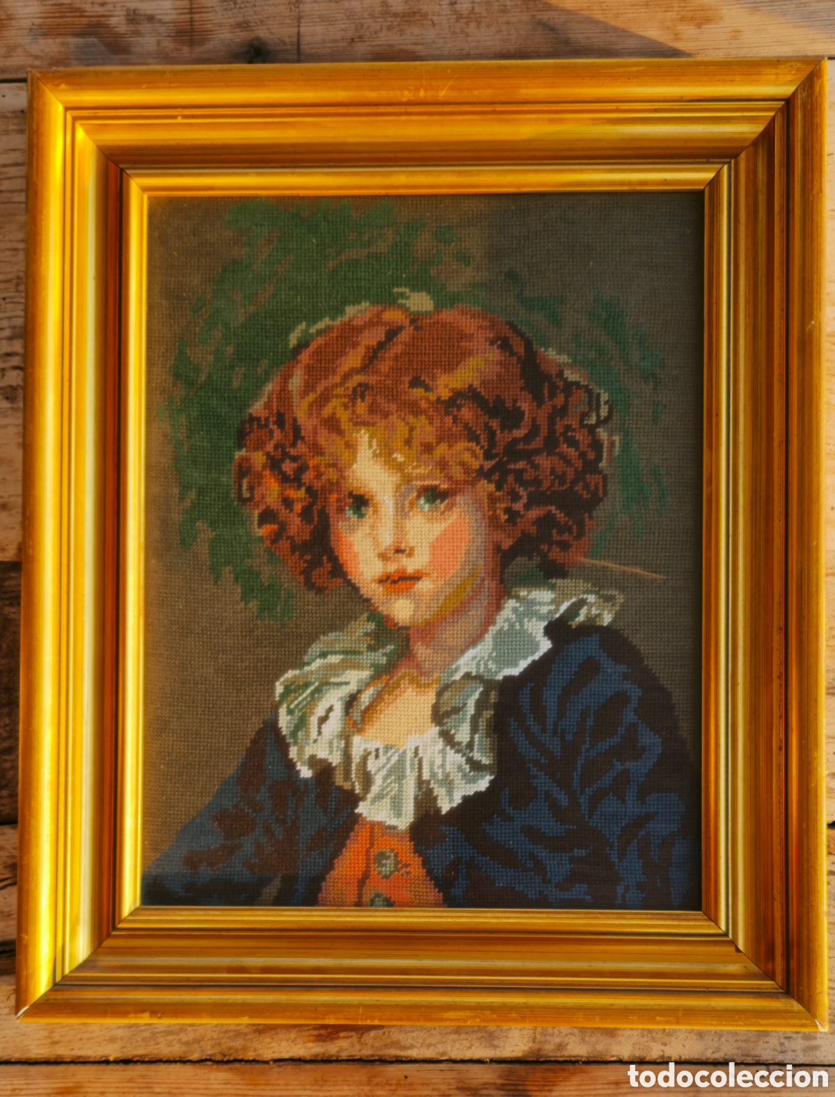 Arte: Tapiz Petit point vintage - Foto 5