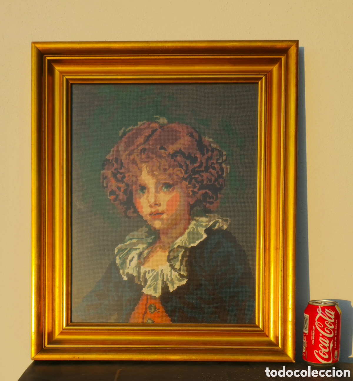 Arte: Tapiz Petit point vintage