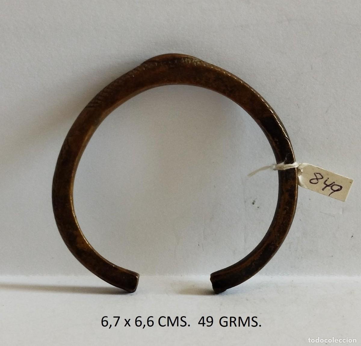 Arte: BRAZALETE ARTE &Eacute;TNICO AFRICANO. LOBI. COSTA MARFIL, BURKINA. &Aacute;FRICA.