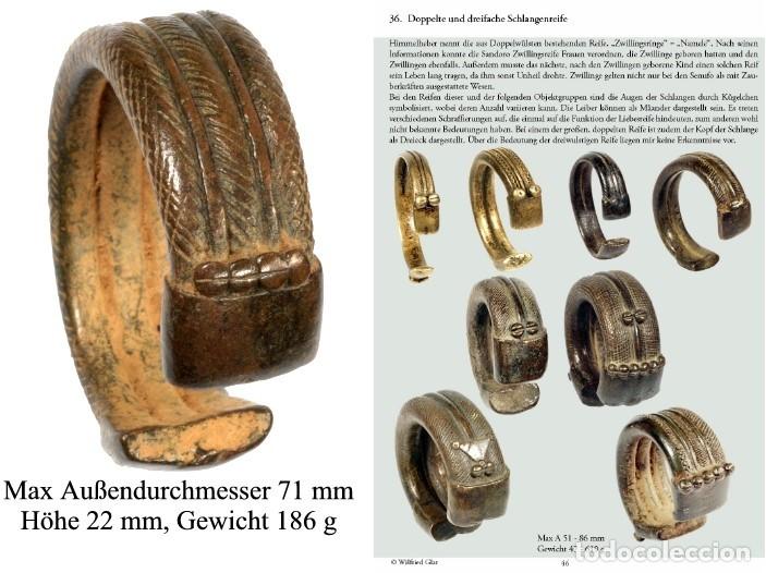 Arte: BRAZALETE ARTE &Eacute;TNICO AFRICANO. SENUFO. COSTA MARFIL. &Aacute;FRICA.