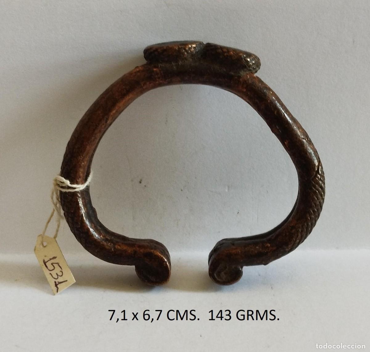 Arte: BRAZALETE ARTE &Eacute;TNICO AFRICANO. LOBI (SERIES). COSTA MARFIL, BURKINA. &Aacute;FRICA.