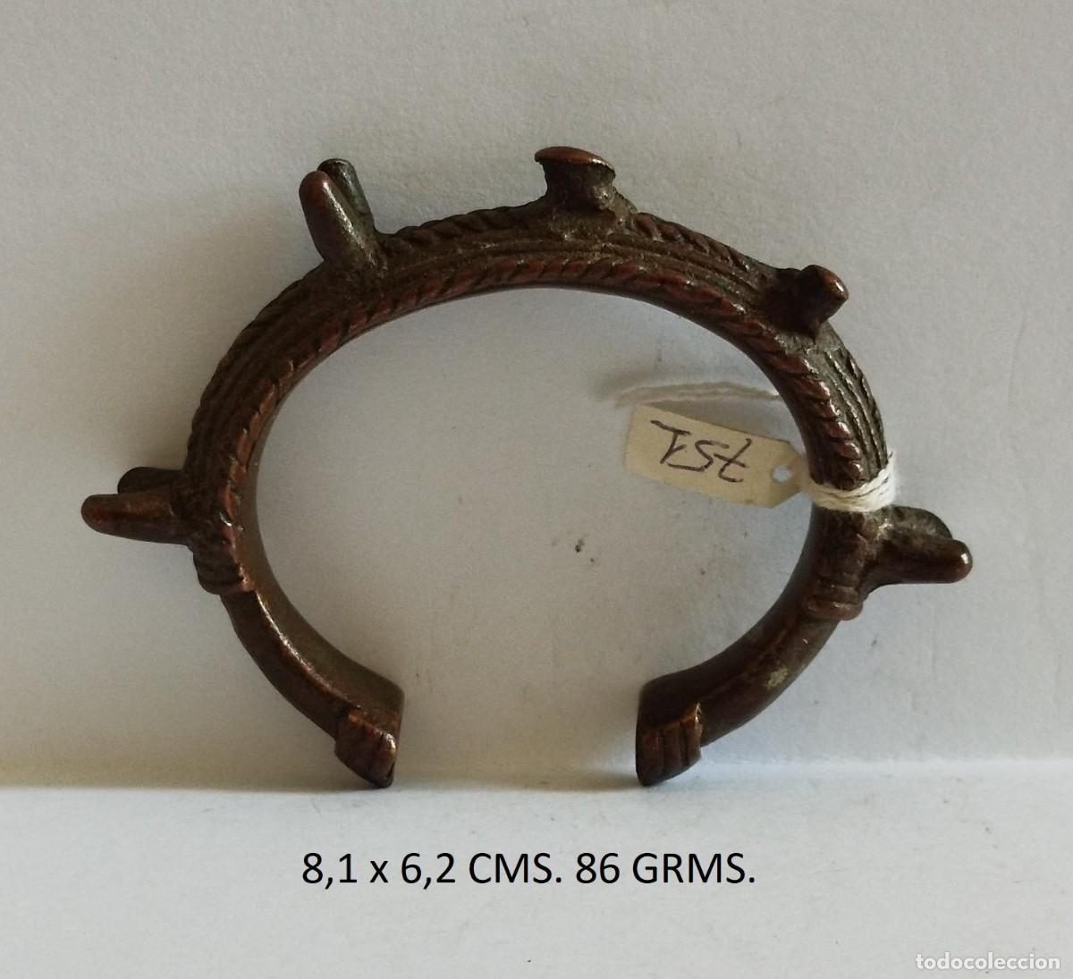 Arte: BRAZALETE ARTE &Eacute;TNICO AFRICANO. GURUNSI (SERIES). GHANA / BURKINA FASO. &Aacute;FRICA.