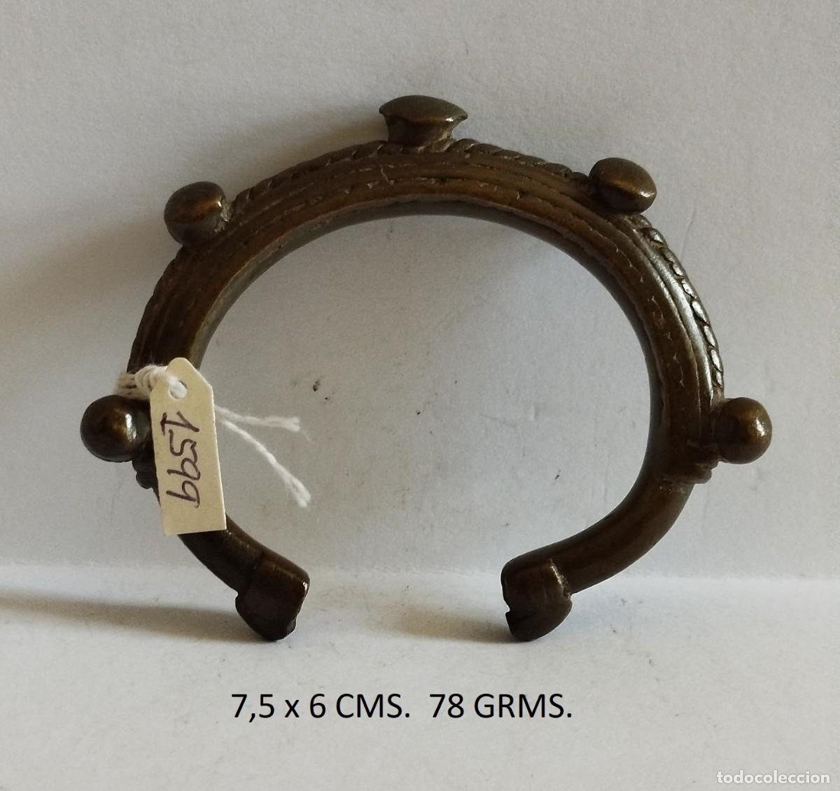 Arte: BRAZALETE ARTE &Eacute;TNICO AFRICANO. GURUNSI (SERIES). GHANA / BURKINA FASO. &Aacute;FRICA.