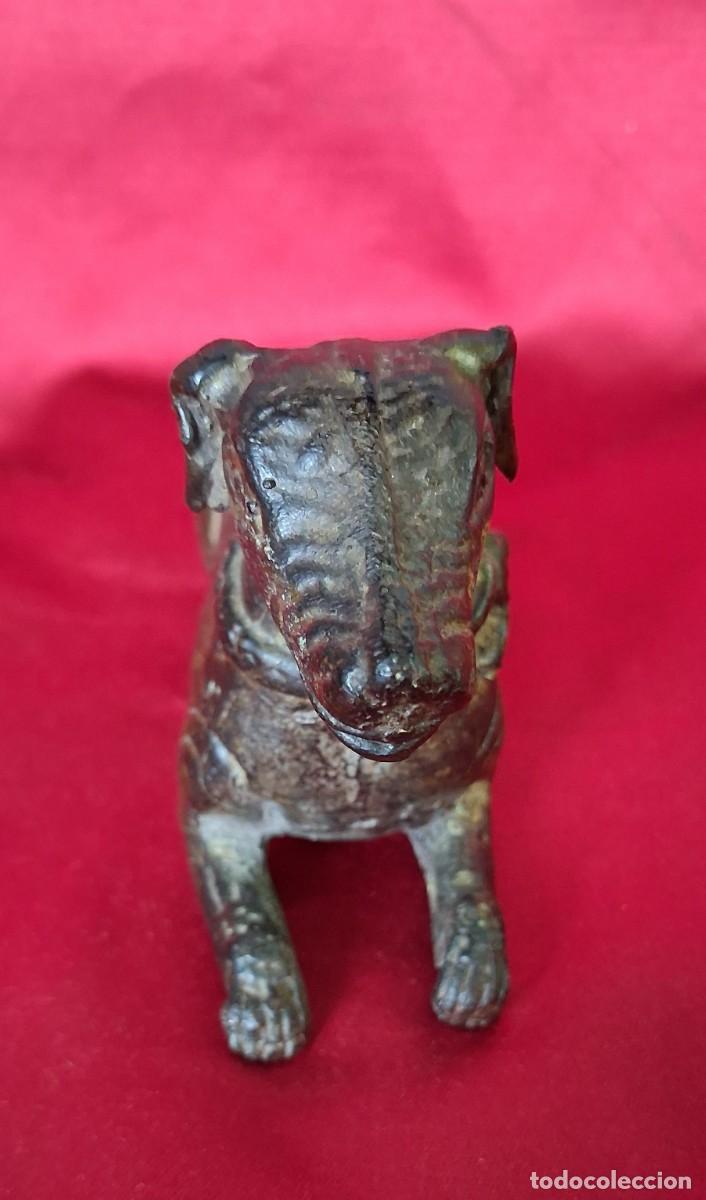 Arte: Antiguo perro de bronce chino.XIX - Foto 5