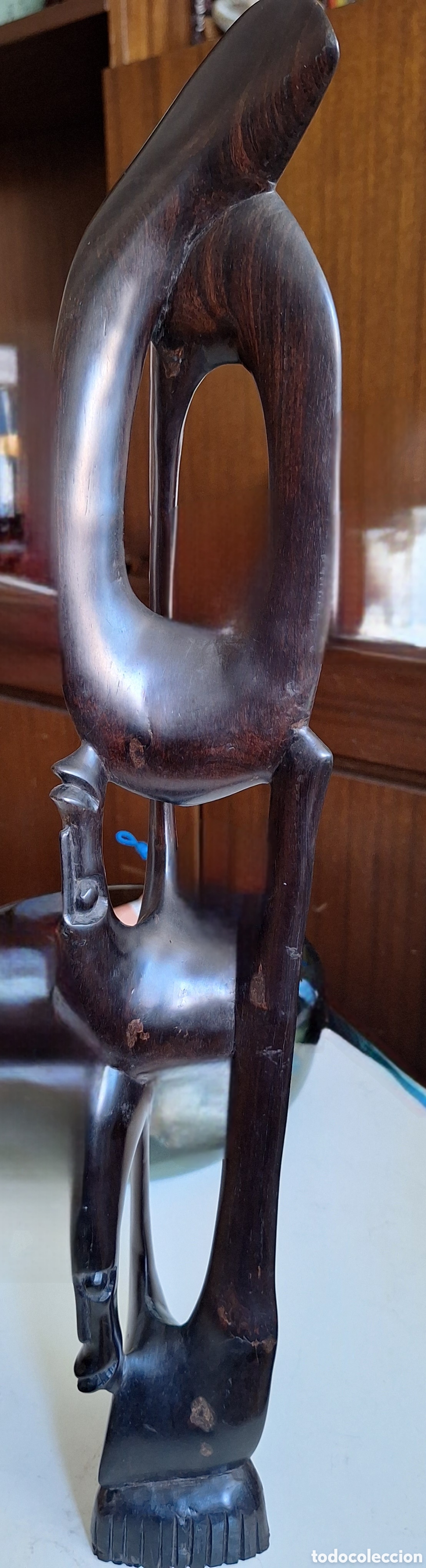 Arte: Figura africana en &egrave;bano - Foto 9