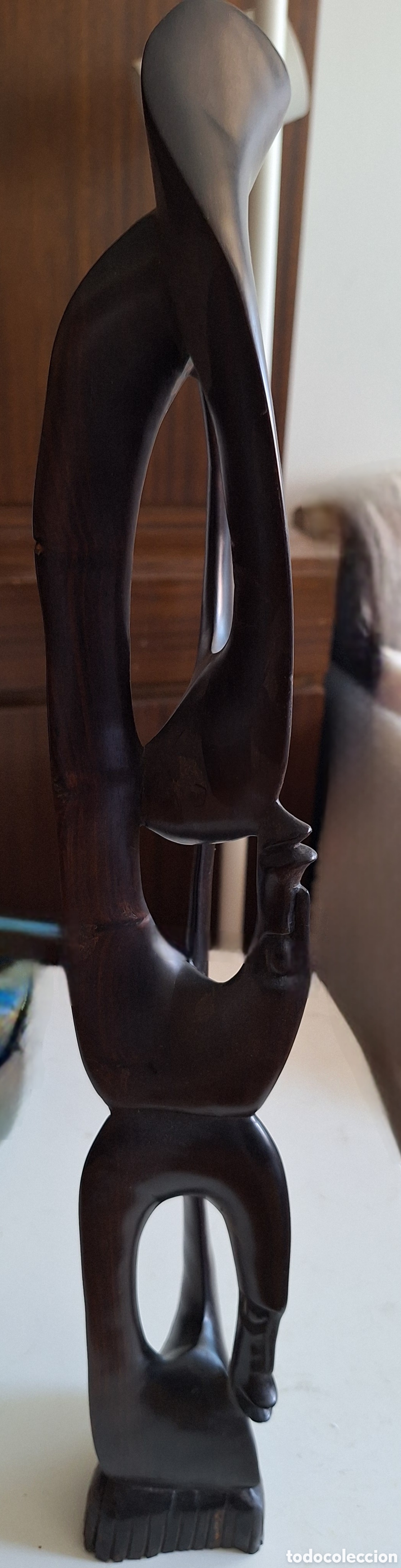 Arte: Figura africana en &egrave;bano - Foto 12