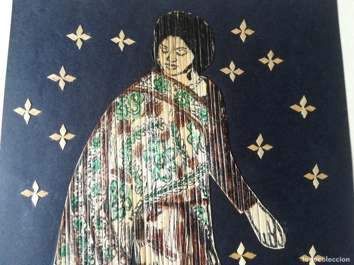 Kunst: Cuadro &eacute;tnico art&iacute;stico de bamb&uacute; - Mujer