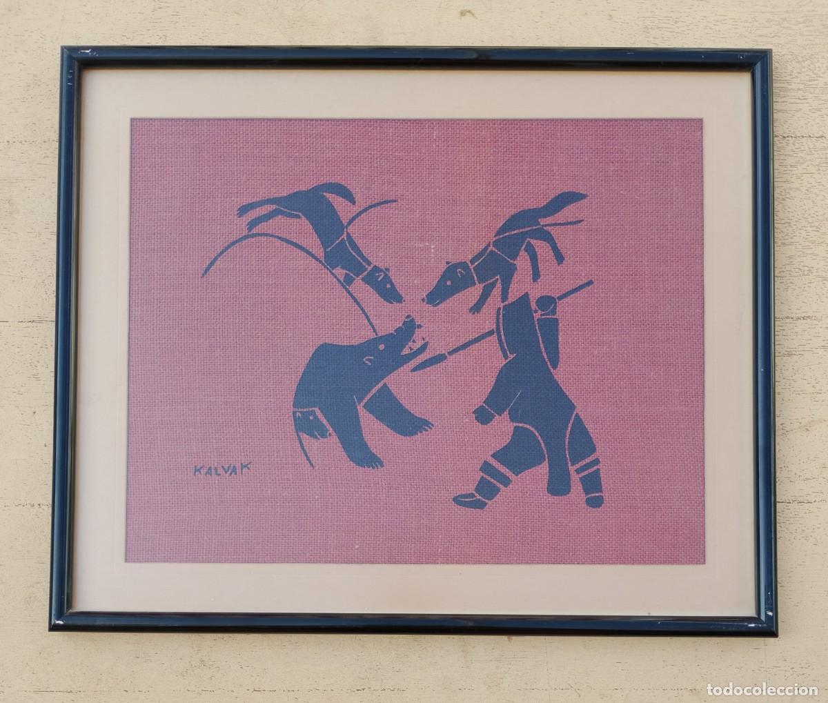 Arte: Serigraf&iacute;a Helen Kalvak Artista Inuk